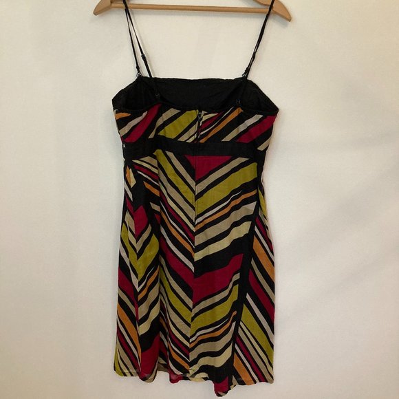 Stiped midi retro sundress GAP size 8 - Picture 2 of 3